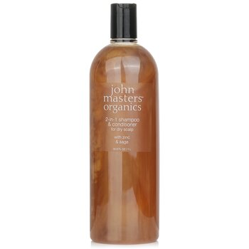 John Masters Organics 2-in-1 Shampoo & Conditioner For Dry Scalp with Zinc & Sage