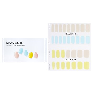 Mavenir Nail Sticker (Assorted Colour) - # Cotton Candy Fiesta Nail