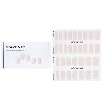 Mavenir Nail Sticker (White) - # Snow Blooming Nail