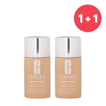 Clinique ?1+1 Set?Even Better Makeup SPF15 (Dry Combination to Combination Oily) - No. 25 Buff