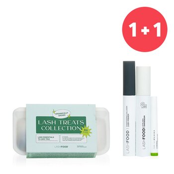 LashFood ?1+1 Set?Lash Essentials To Gro Trio: Eyelash Enhancer 3ml+ Lash Primer 8ml+ Chamomile Makeup Eraser Pen 0.5ml