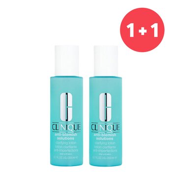 Clinique ?Buy 1 Get 1?Anti-Blemish Solutions Clarifying Lotion   (Add ONE to Cart and get TWO)